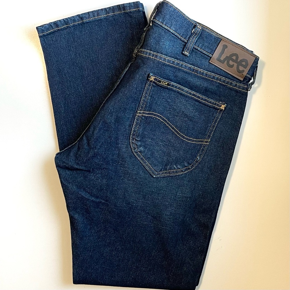 NWT Lee Slim Fit Jeans - Road Rash Wash Stretch & Straight Leg - Size 36 | 30